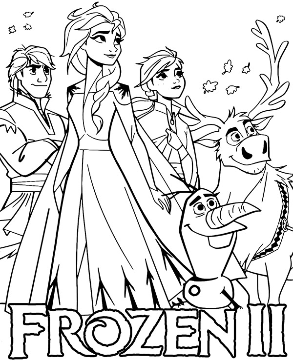 Fee Frozen 2 Coloring Page Topcoloringpages