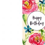 Foldable Free Printable Birthday Cards | AlphabetWorksheetsFree.com