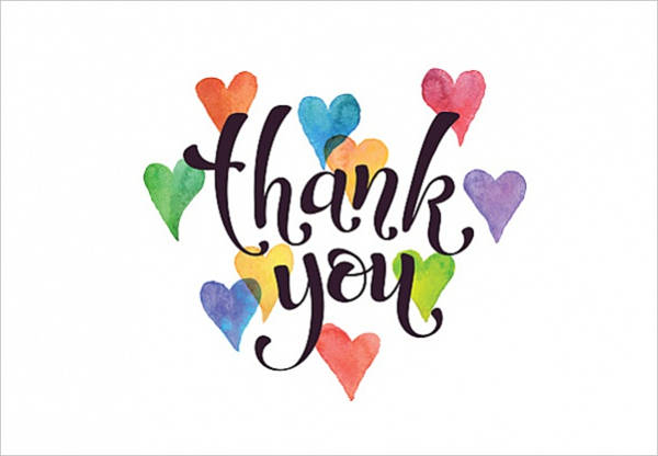 FREE 11 Printable Thank You Cards In PSD AI Vector EPS