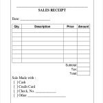 FREE 12 Sample Printable Receipt Forms In PDF Word Excel