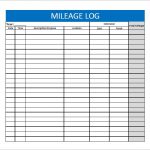 FREE 17 Sample Mileage Log Templates In MS Word MS