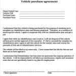 FREE 17 Sample Vehicle Purchase Agreement Templates In