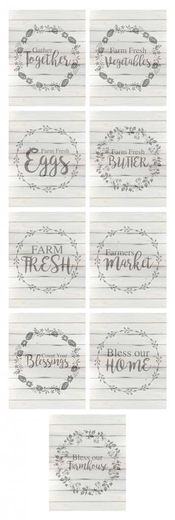 Free Farmhouse Printables | AlphabetWorksheetsFree.com