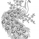 Free Peacock Embroidery Pattern From Vintage Spice And