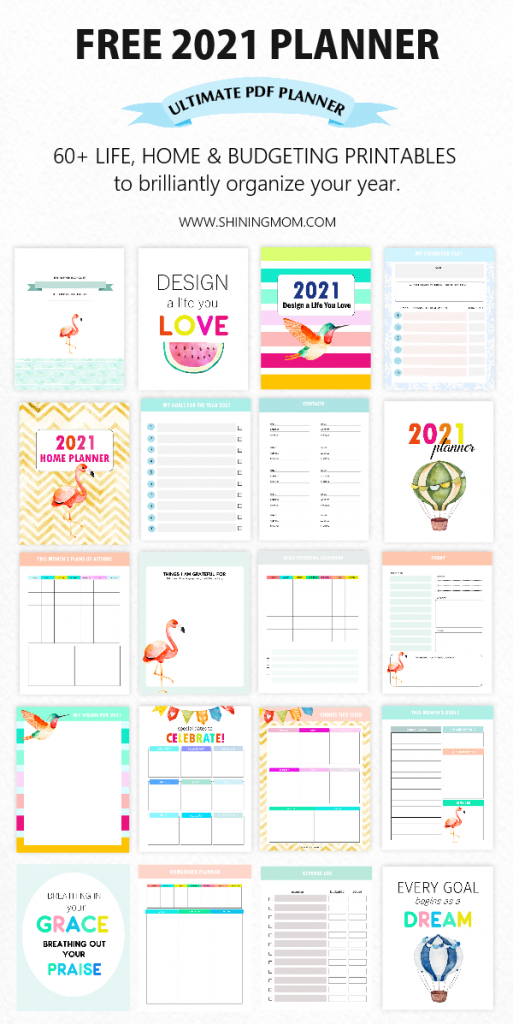 Free Planner 2021 In PDF Design A Life You Love In 2020