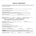 Free Printable Basic Rental Agreement Template Business