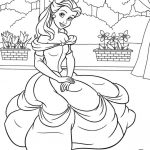 Free Printable Belle Coloring Pages For Kids