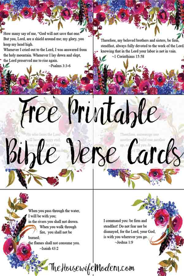 Free Printable Bible Verse Cards For When You Need 