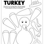 Free Printable Build A Turkey Coloring Page Pjs And