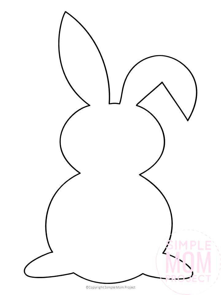 Free Printable Bunny Rabbit Templates Easter Templates 