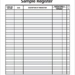 Free Printable Check Registers Template Printable Check