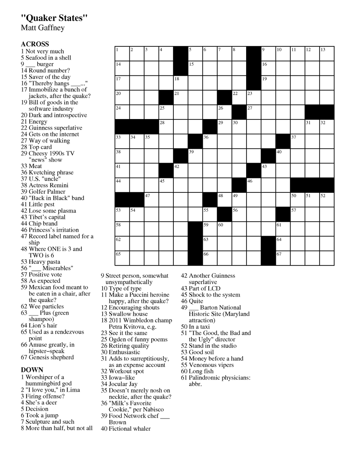 Free Printable Crossword Puzzle Worksheets Printable 