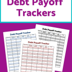 Free Printable Debt Payoff Worksheet PDF The Little