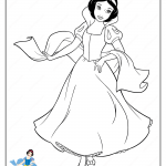 Free Printable Disney Princess Coloring Pages 01