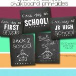 Free Printable First Day Of School Signs For All Grades