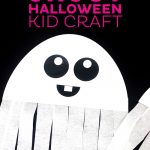 FREE Printable Ghost Halloween Craft Halloween