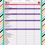 Free Printable Monthly Budget Worksheet Monthly Budget