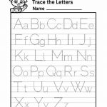 Free Printable Preschool Worksheets Tracing Letters