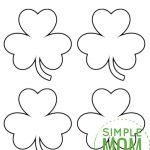 Free Printable Shamrock Templates In Small Medium And