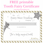 Free Printable Tooth Fairy Certificate The Fairy Nice