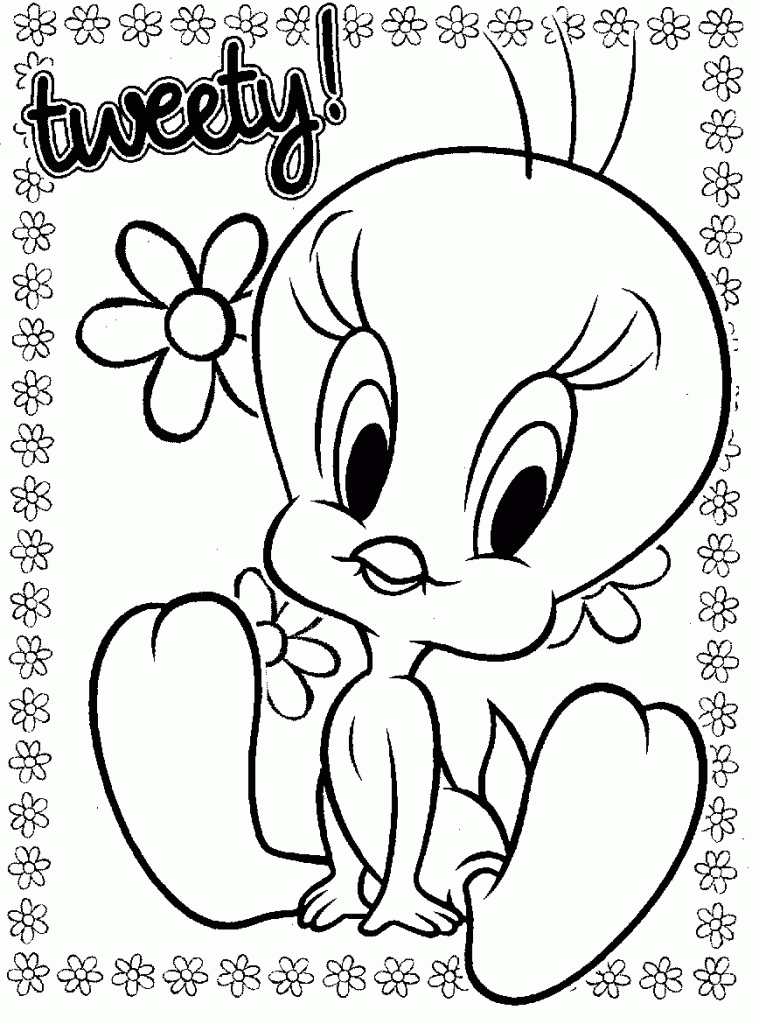 Free Printable Tweety Bird Coloring Pages For Kids