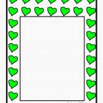 Free Printable Wedding Borders Or Frames With Hearts In