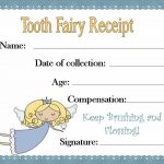 Free Tooth Fairy Certificate Customize Online Instant