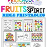 Fruit Of The Spirit Printables Christian Preschool