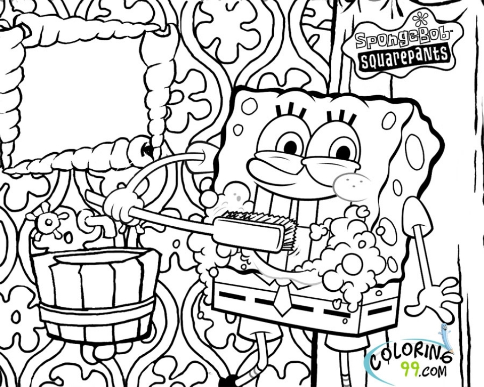 Get This Spongebob Squarepants Coloring Pages Free 