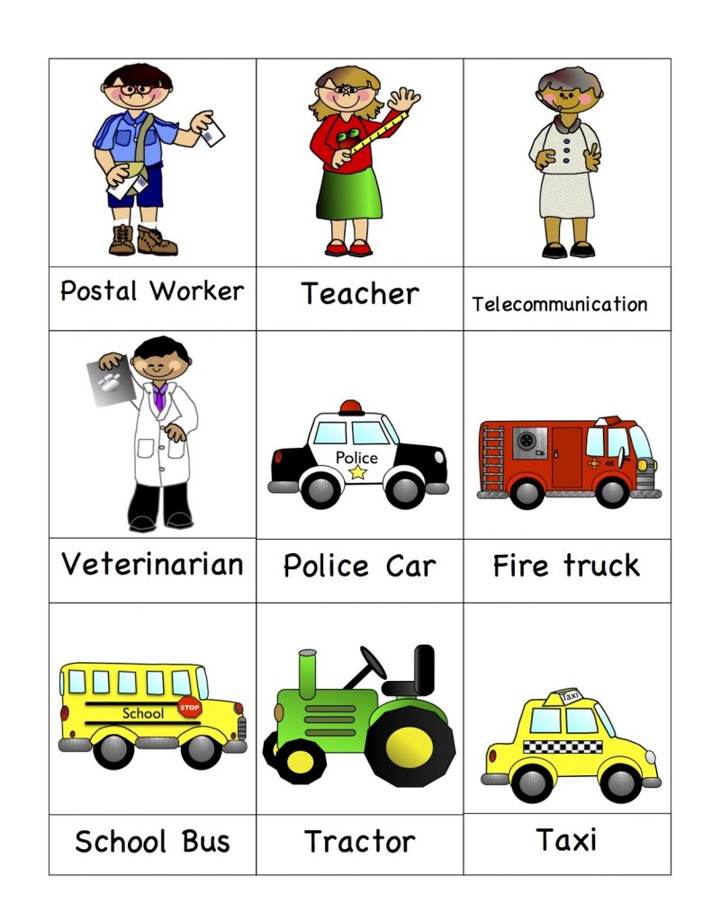 Free Printable Community Helper Worksheets For Preschool