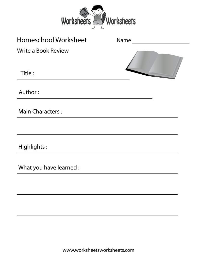 Homeschool English Worksheet Free Printable Educational 