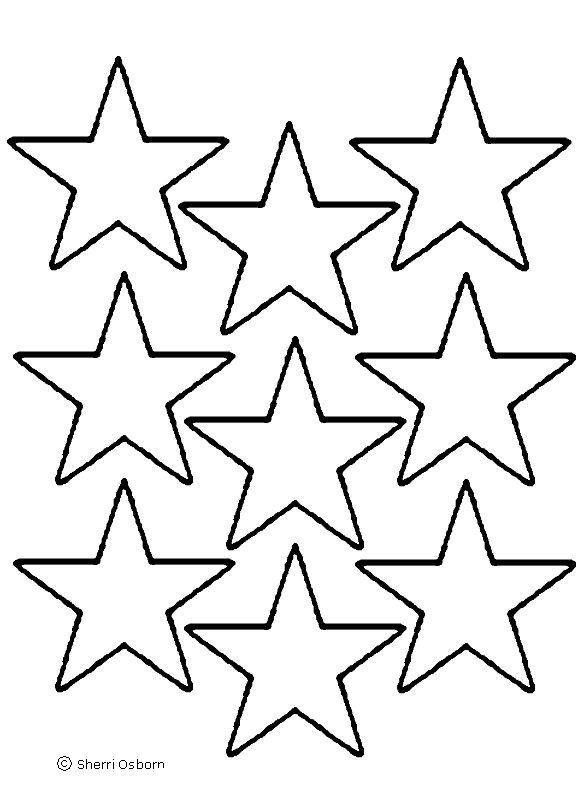 Large Star Template Printable Star Template Printable 