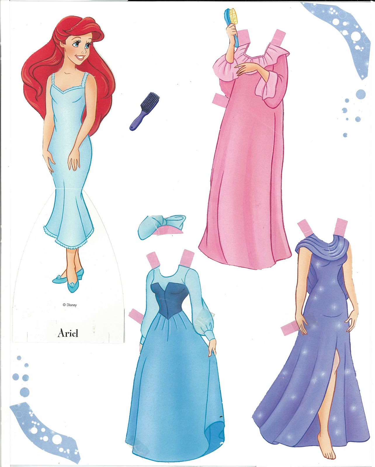 Miss Missy Paper Dolls Disney Sets