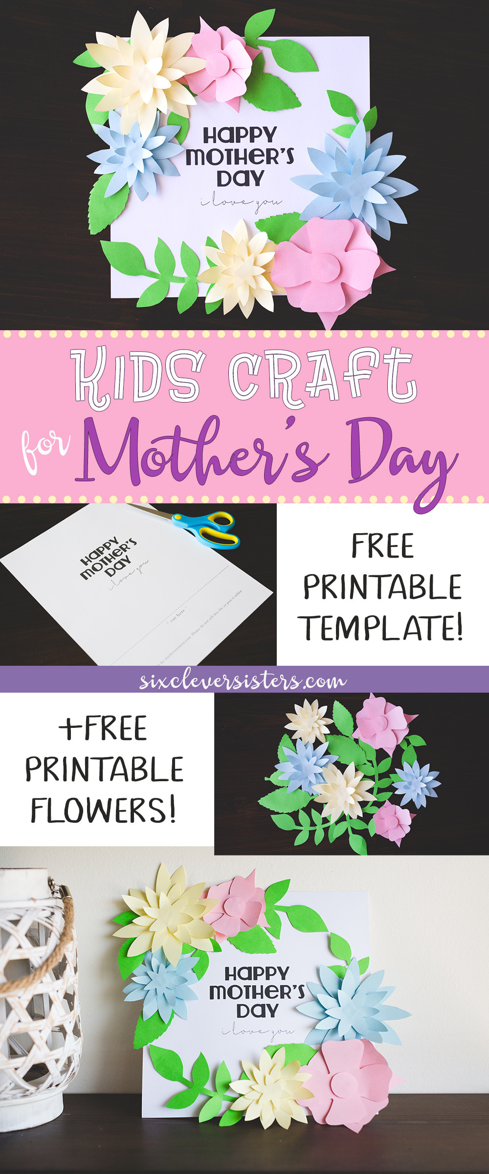 Mother s Day Crafts For Kids Free Printable Templates 