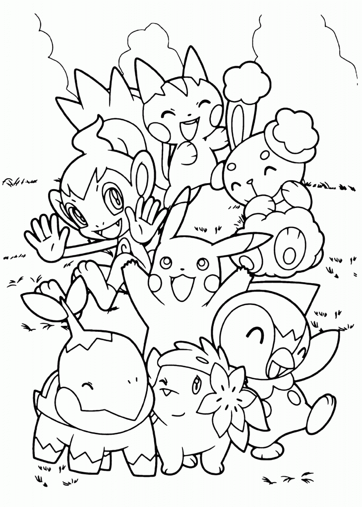 Pokemon Coloring Pages Printable PDF Updated Print