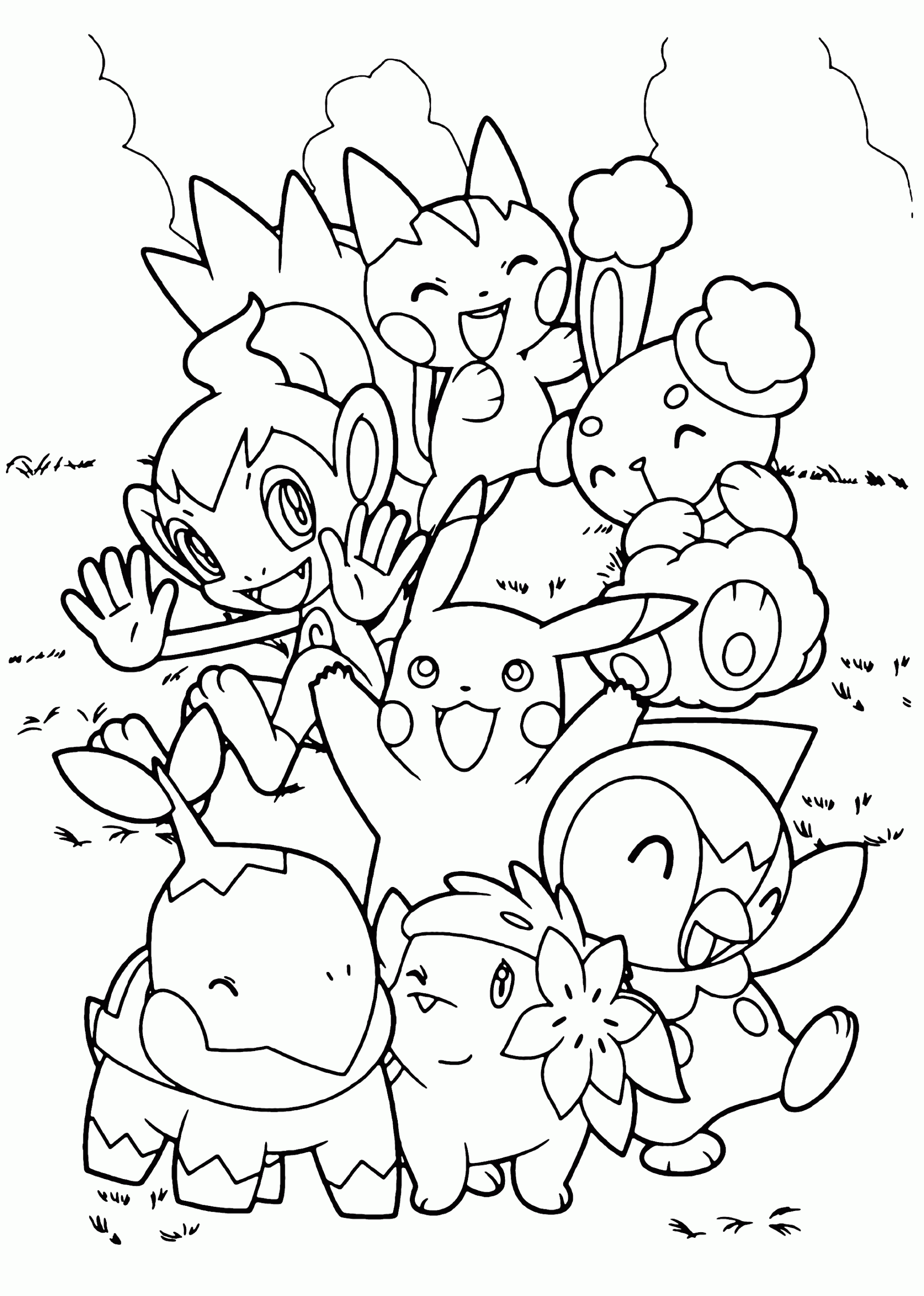 Pokemon Coloring Pages Printable PDF Updated Print 