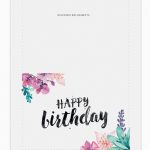 Print Out A Birthday Card Printable Birthday Card For Her