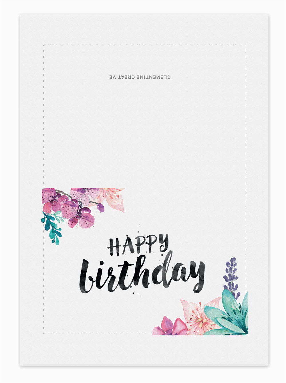 Print Out A Birthday Card Printable Birthday Card For Her 