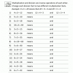 Printable Division Worksheets 3rd Grade
