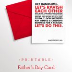 Printable Father S Day Card For Husband Card For Him
