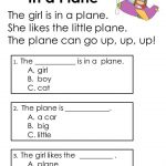 Printable First Grade Reading Worksheets In 2020 Reading