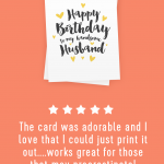 Printable Happy Birthday Card For Husband Happy Birthday
