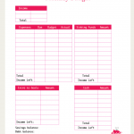 Simple Monthly Budget Template Things That Make You Love