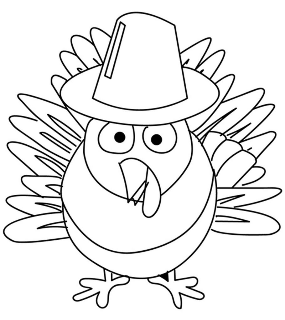 Top 10 Free Printable Thanksgiving Turkey Coloring Pages 
