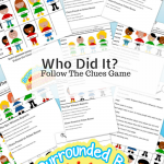 Who Did It Free Printable Guessing Game And Crime