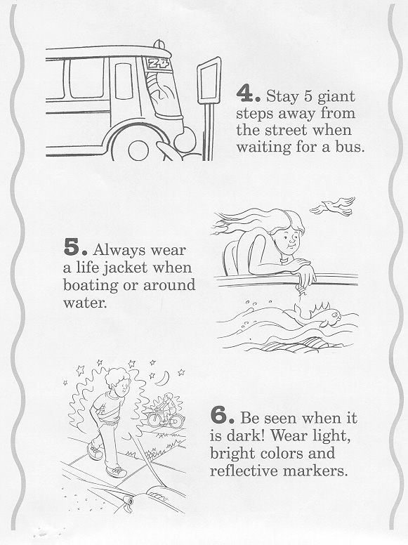 10 Best Images Of School Safety Worksheets Printable Bus
