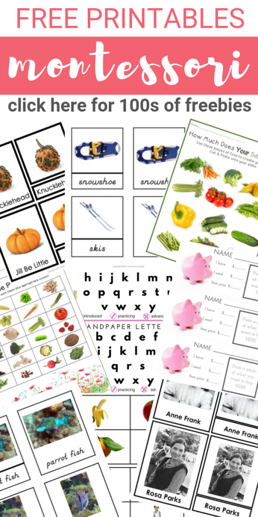 100s Of FREE Montessori Printables Montessori Printables
