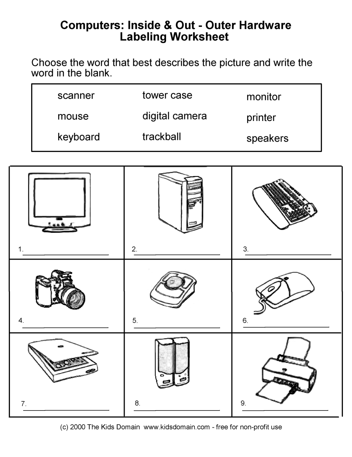 11 Best Images Of Library Skills Worksheets For 