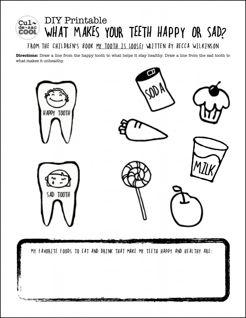 12 Best Images Of Dental Worksheets For Preschool 