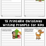 15 Printable Christmas Writing Prompts For Kids Woo Jr  From Christmas Writing Prompts Worksheets